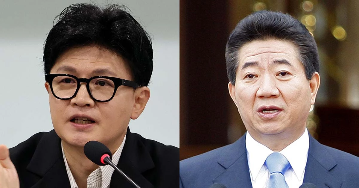 한동후(왼쪽) 무소속 의원과 노무현 전 대통령. 한 의원 사진의 출처는 뉴스1, 노 전 대통령 사진의 출처는 연합뉴스다.