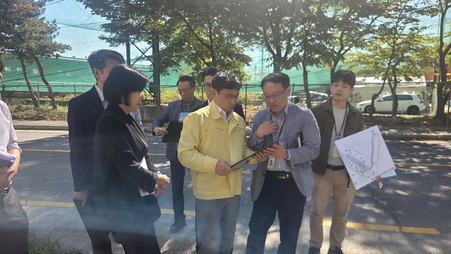 풍동2지구 도시개발사업 현장 방문