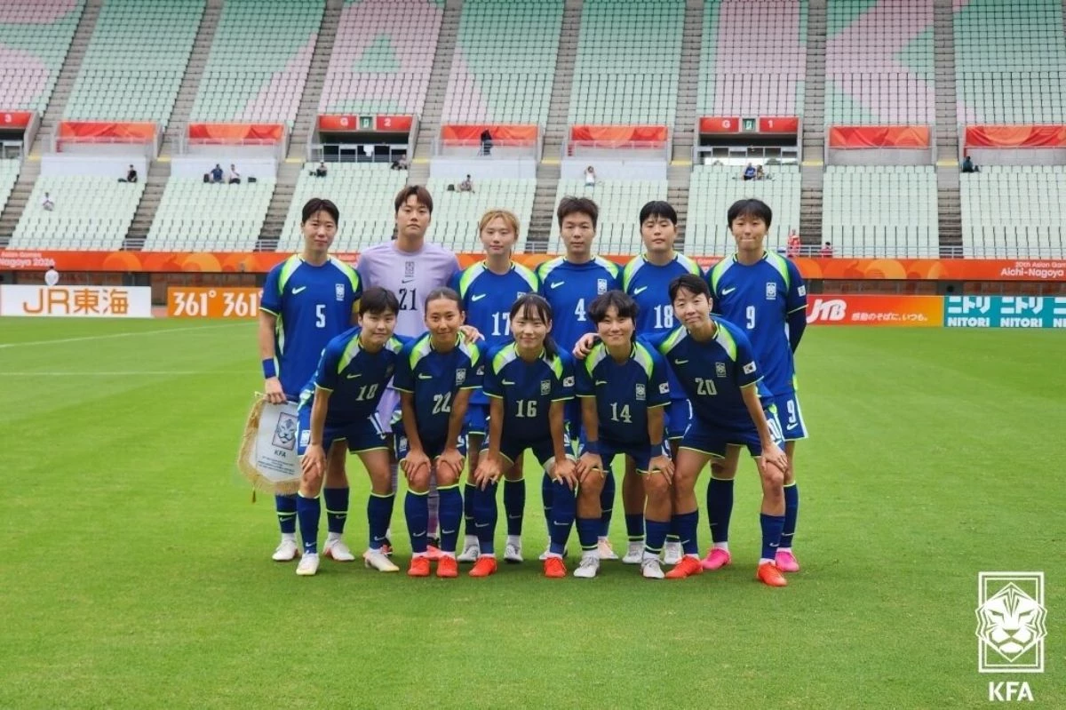 2026 아이치 나고야 아시안게임 동메달을 획득한 여자축구대표팀. / 대한축구협회