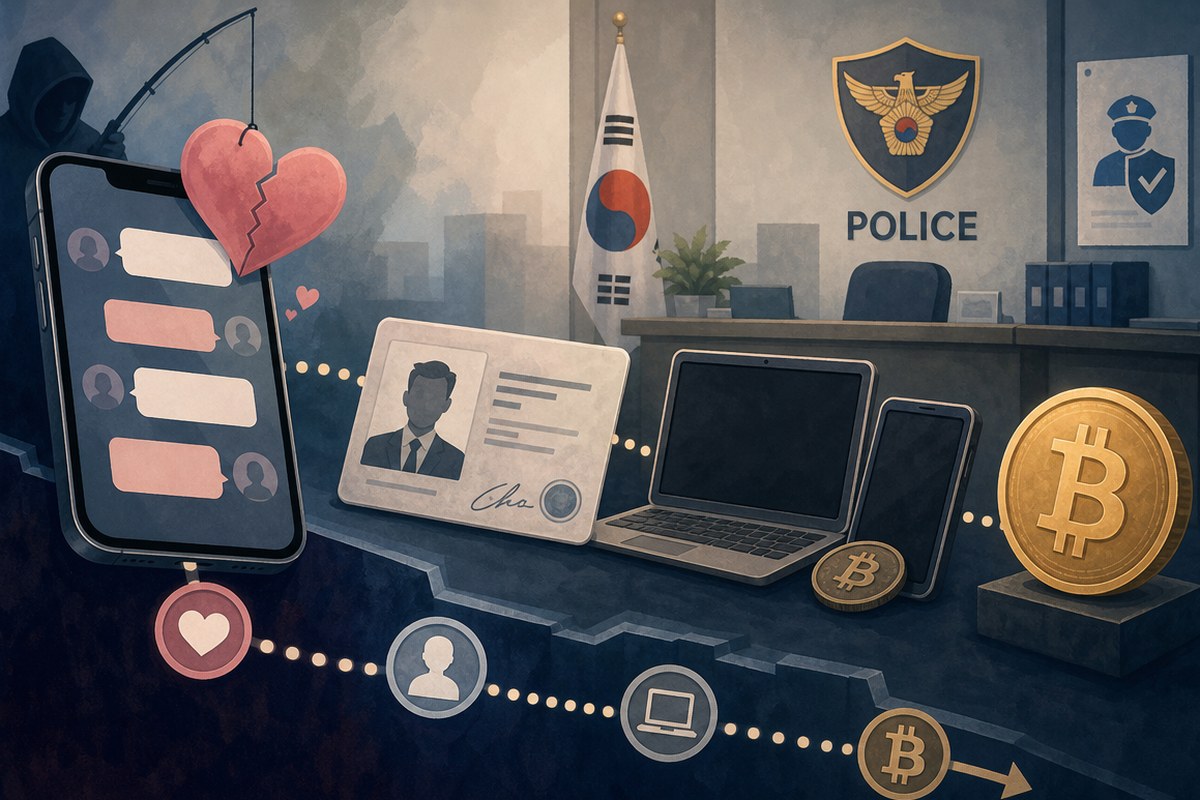 SNS 호감이 ‘내가 쓰는 거래소’로 번지면 위험…1억원대 코인 로맨스스캠 3단계