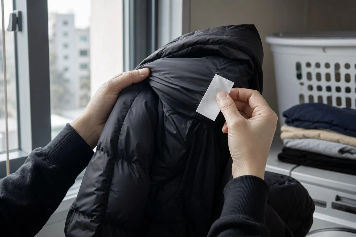 전문 세탁만 가능하다는 표시는 집에서 시험하지 않는다 — AI 자료 이미지