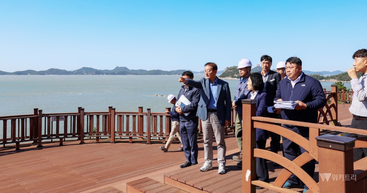 진도군, 관광거점 두 곳 현장 점검