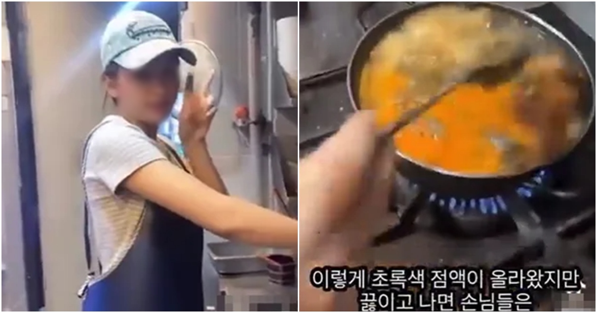 “한국인은 맛있단다” 일주일 방치로 초록 점액 낀 생선 끓인 베트남 종업원 영상 일파만파