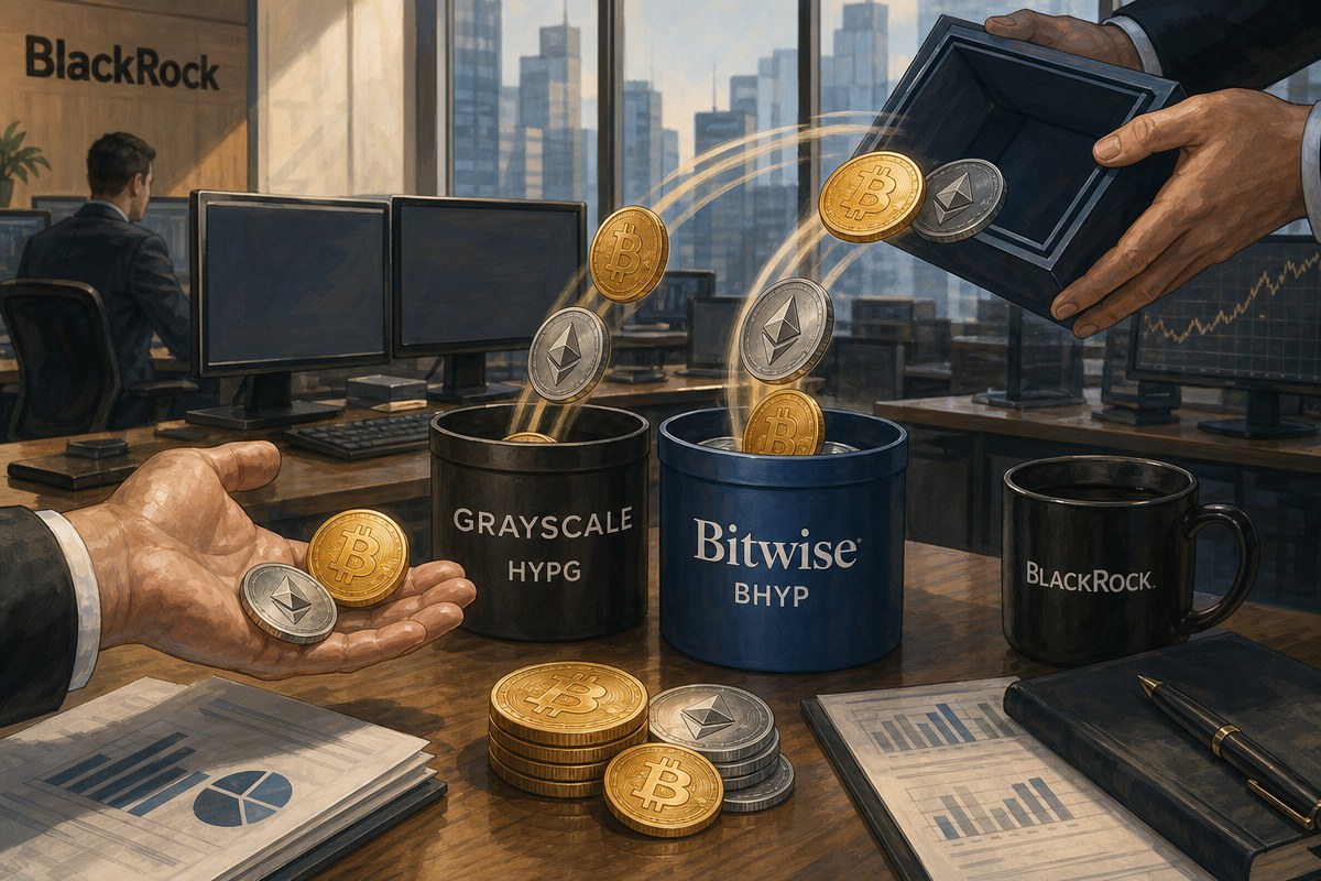 HYPE 현물 ETF, HYPG에 833만 달러 몰리고 BHYP서 503만 달러 빠졌다