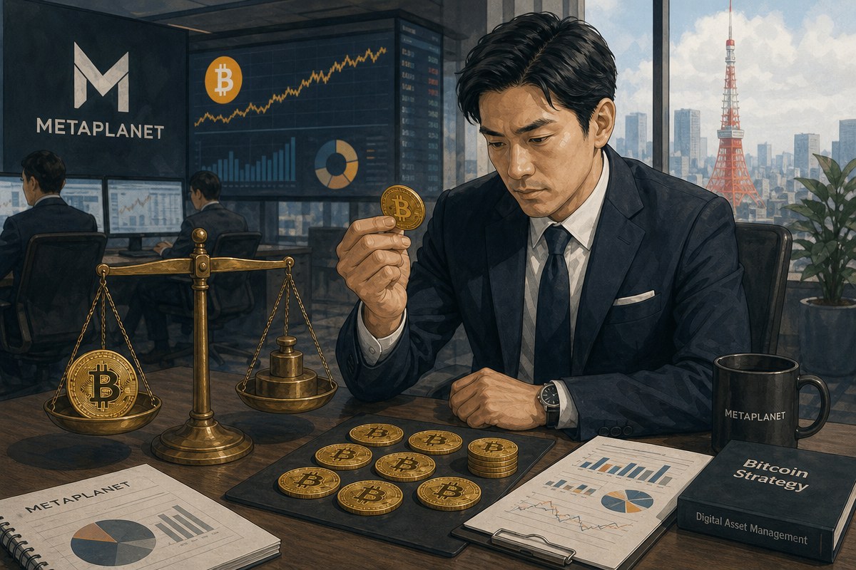 메타플래닛, 비트코인 1만 개 팔고 1만 1,000개 되샀다…신용등급 노린 ‘왕복 거래’