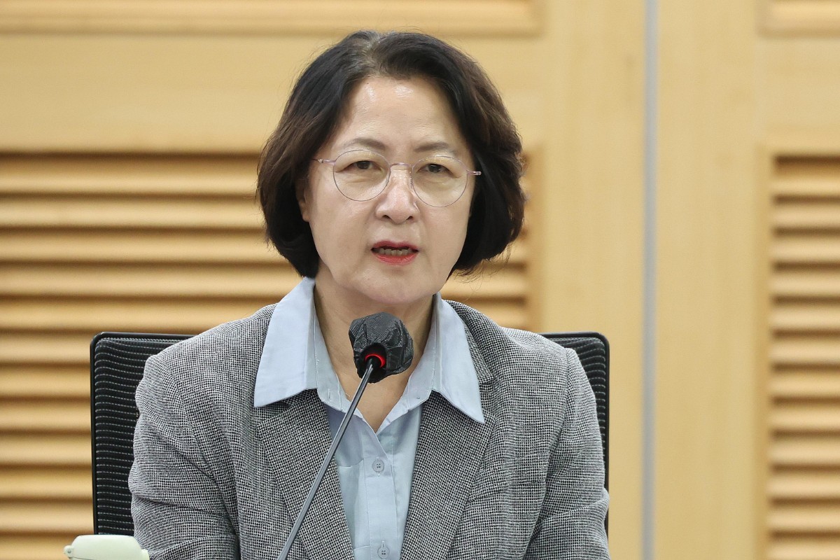 추미애 경기도지사가 지난달 28일 서울 여의도 국회 의원회관에서 열린 3기 신도시 자족강화와 신속추진을 위한 제도개선 과제 토론회에서 발언하고 있다. / 뉴스1