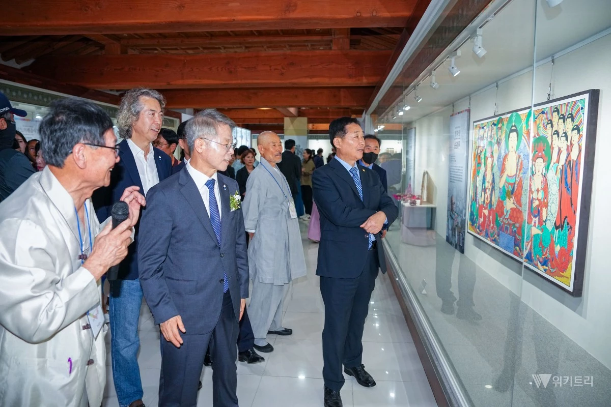 [위키 포토]민형배 전남광주시장, 무형유산 공개행사 개막식 참석