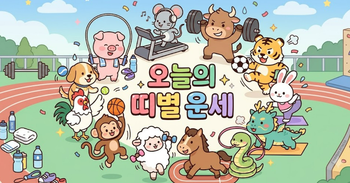 10월 12일 띠별 운세 공개, 호랑이띠·토끼띠는 '대박' 예감