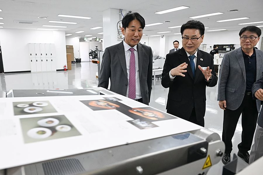 용현산단 생산현장 직접 찾은 김원기 의정부시장…기업 애로·성장 방안 논의