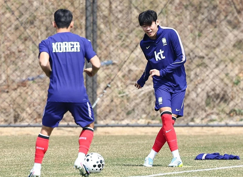 훈련 중인 박승수 / 뉴스1