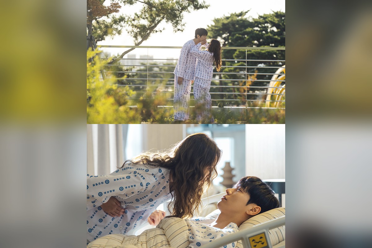 ‘나를 충전해줘’ 김영광·채수빈, 입술 막은 순간… 붙어야 산다는 로코 스틸 공개