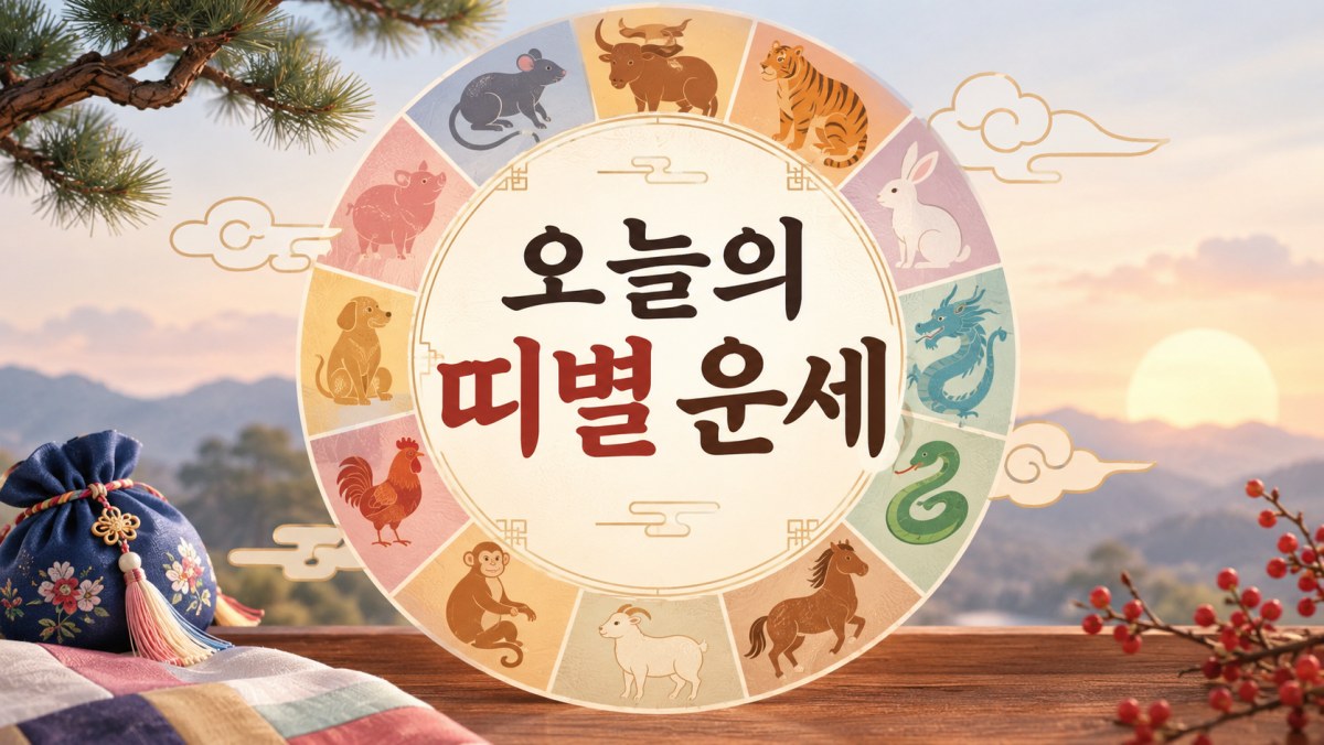 10월 8일 오늘의 띠별 운세, 호랑이띠 주의… 큰 결정 미루세요 (+운세)