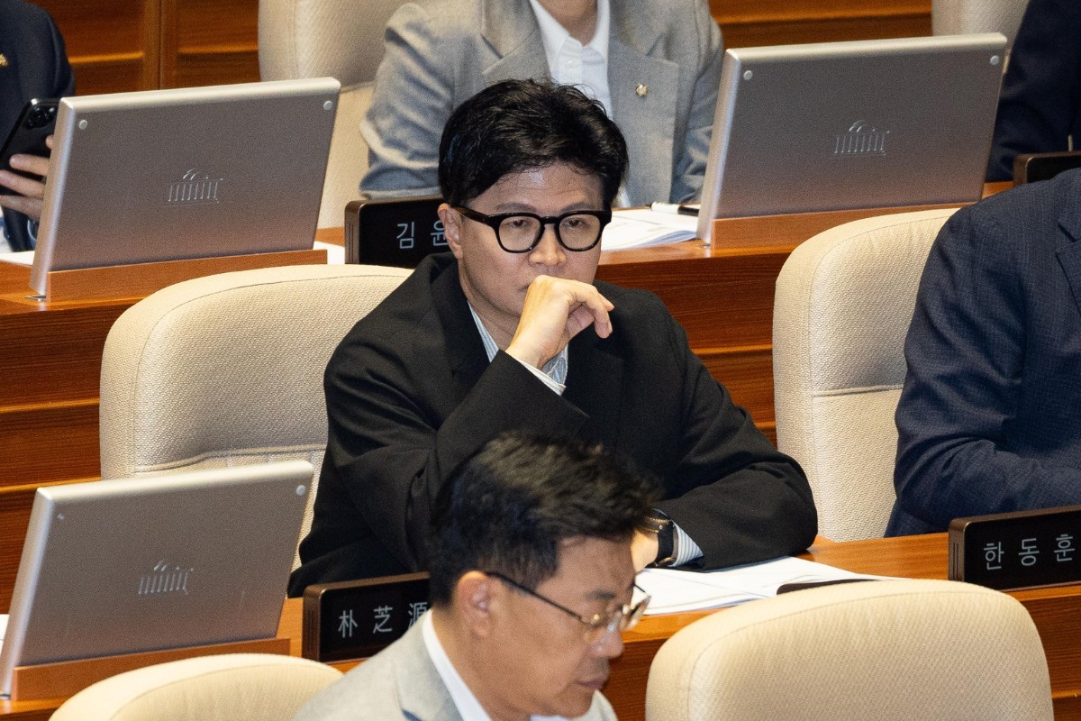 한동훈 무소속 의원이 1일 서울 여의도 국회에서 열린 제439회 국회(정기회) 제10차 본회의에 자리하고 있다. / 뉴스1