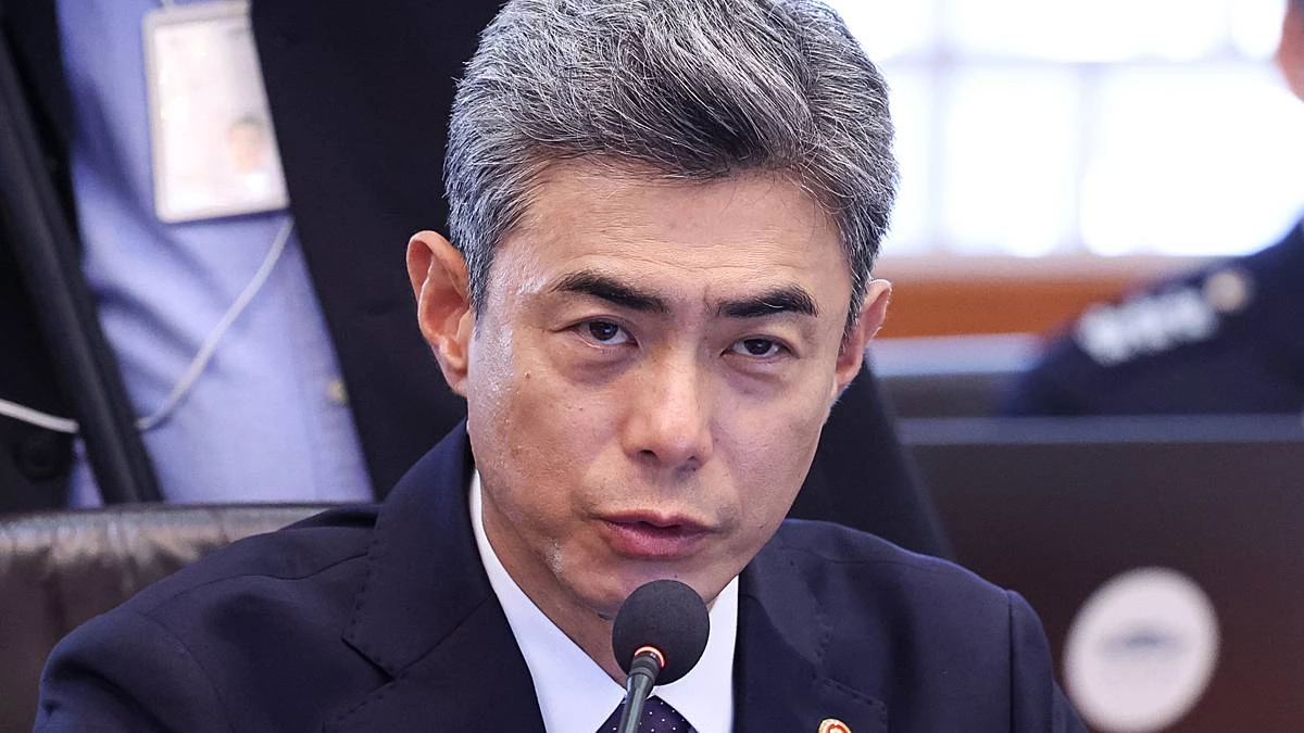 강신철 국방부 장관이 지난 6일 청와대에서 열린 국무회의에서 발언을 하고 있다 / 뉴스1