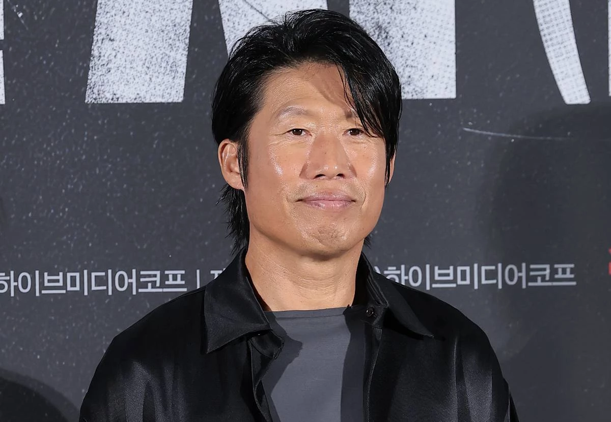 배우 유해진이 지난 8월 10일 오전 서울 용산구 CGV 용산아이파크몰에서 열린 영화 '암살자(들)' 제작보고회에 참석하고 있다 / 뉴스1