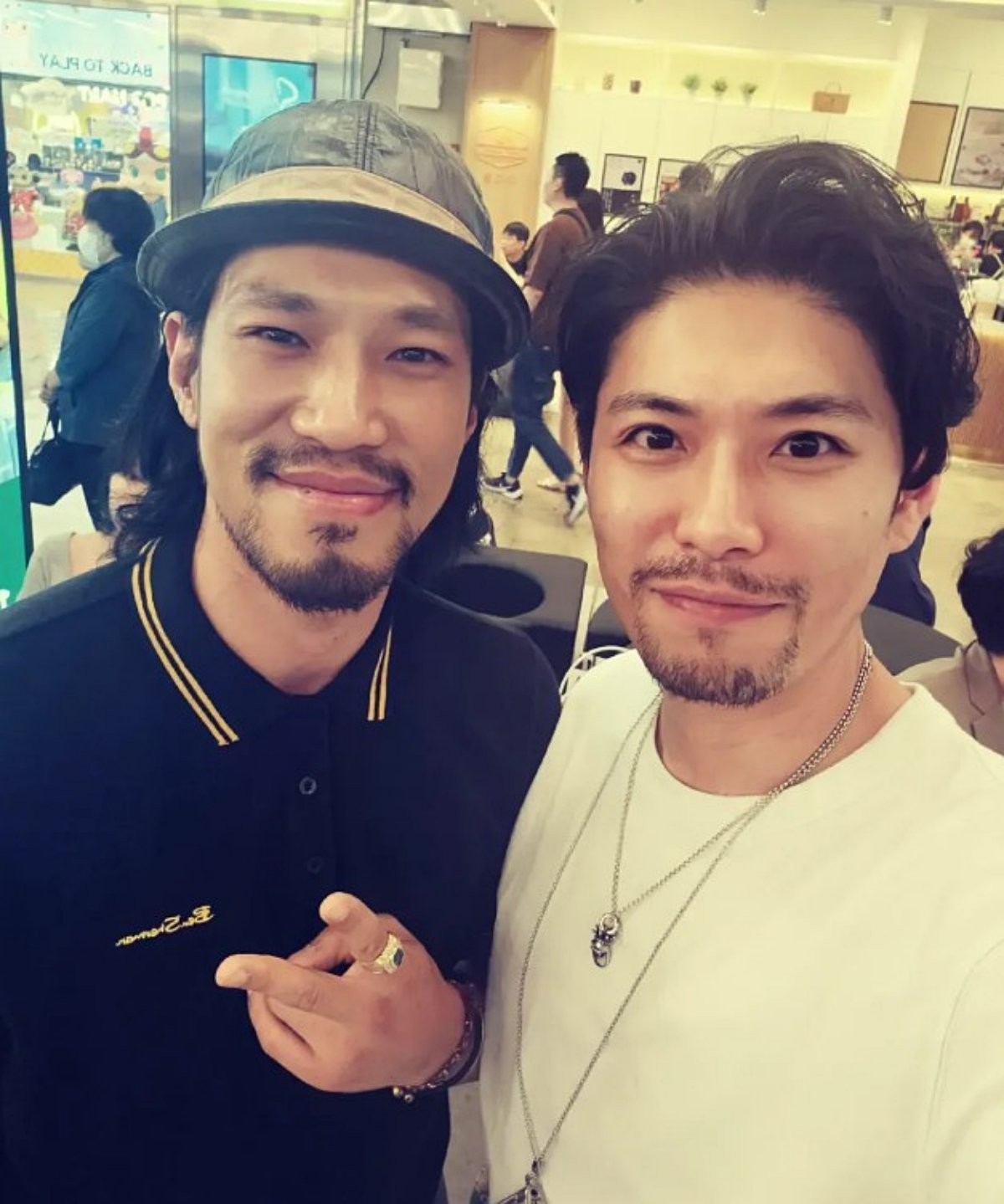배우 김민(왼쪽)과 박원빈. / 박원빈 인스타그램