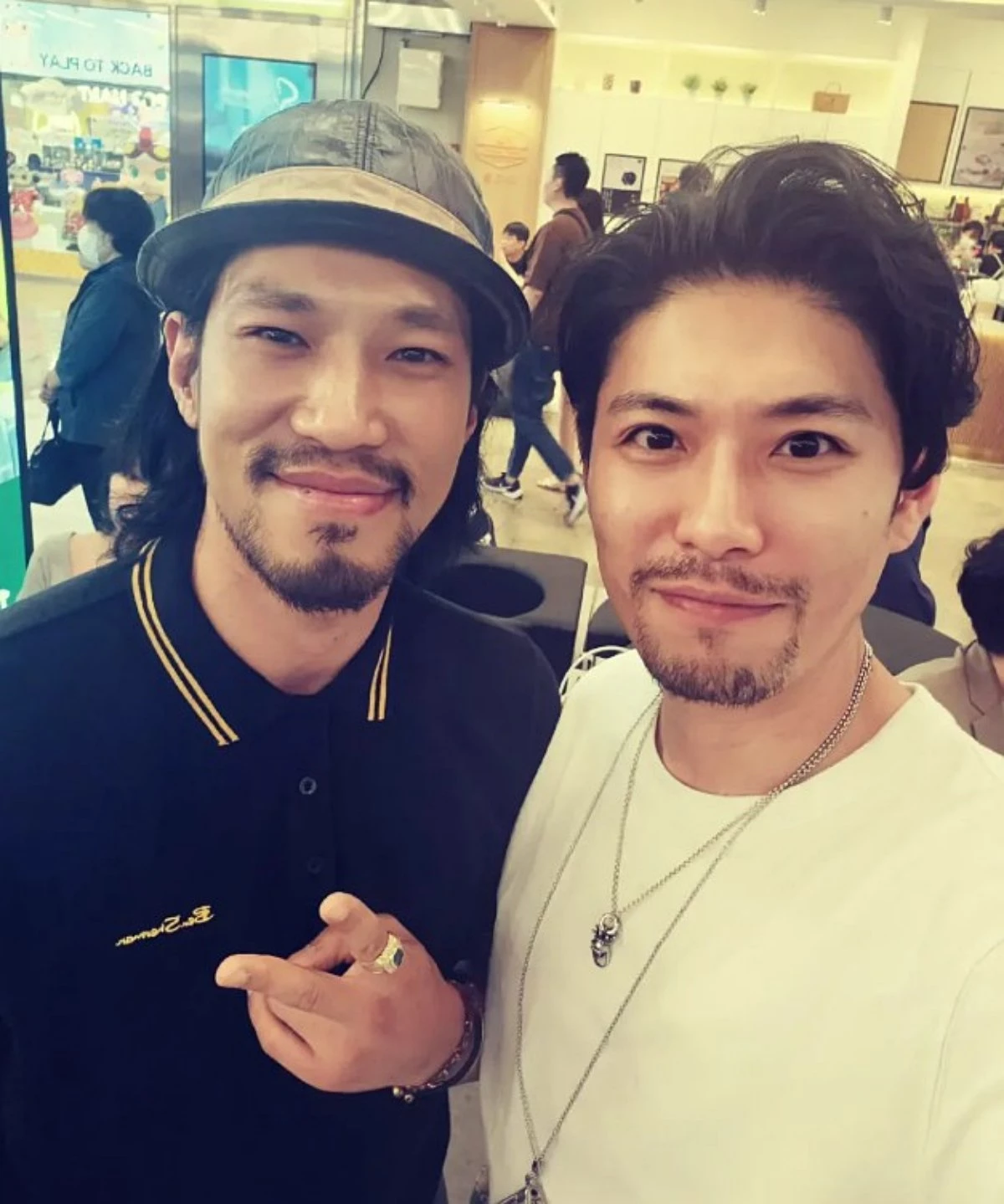 배우 김민(왼쪽)과 박원빈. / 박원빈 인스타그램