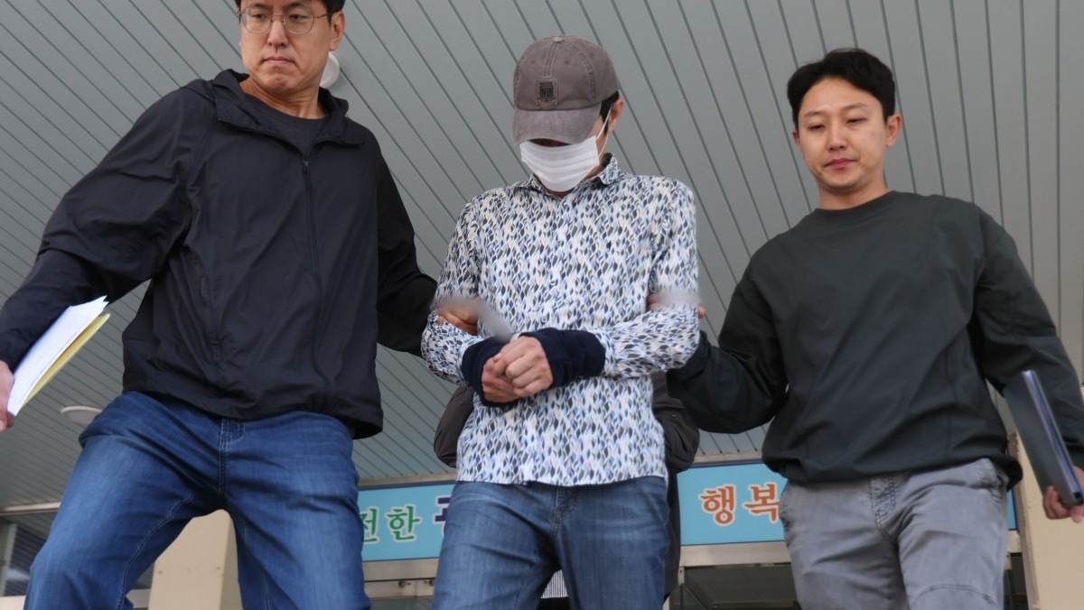 [나주 60대 부부 결박·살해] 50대 피의자, 오늘 모습 드러냈다