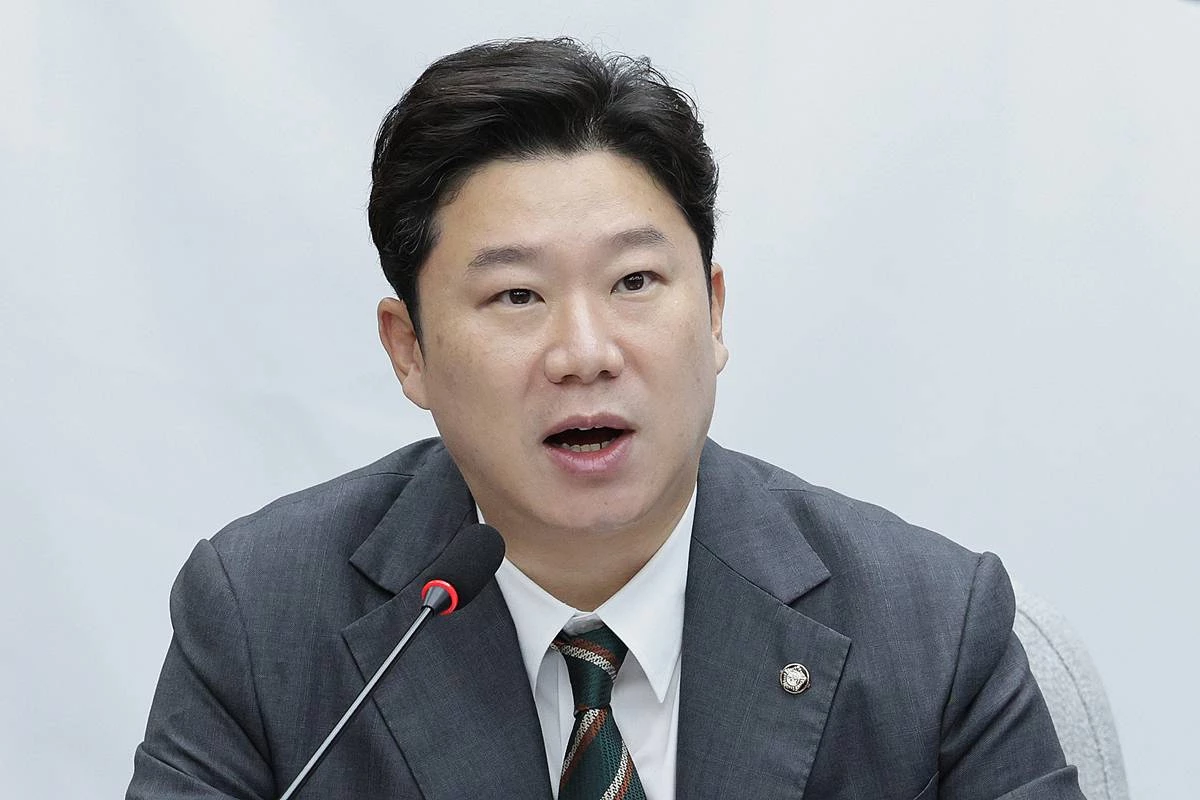 진종오 국민의힘 의원이 지난해 10월 1일 서울 여의도 국회에서 열린 상임위원장 및 간사단 회의에서 발언하고 있다 / 뉴스1