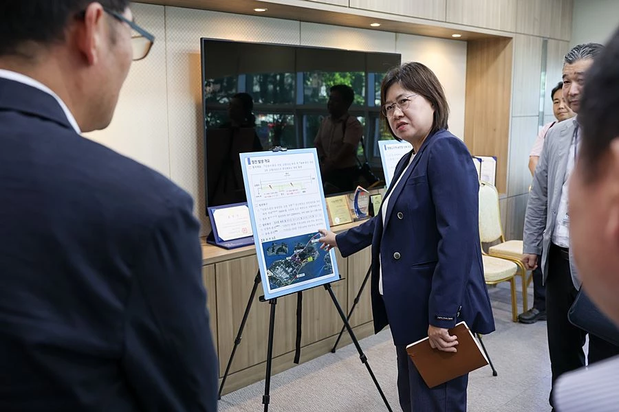 손화정 구청장 한전 인천본부 찾아 정전사고 관련 투명한 원인조사와 실질적 배상 촉구