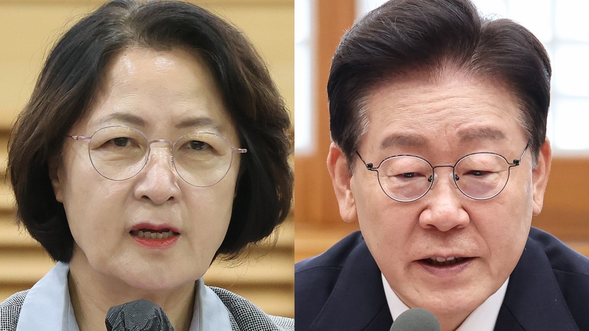 추미애 경기도지사와 이재명 대통령. / 뉴스1