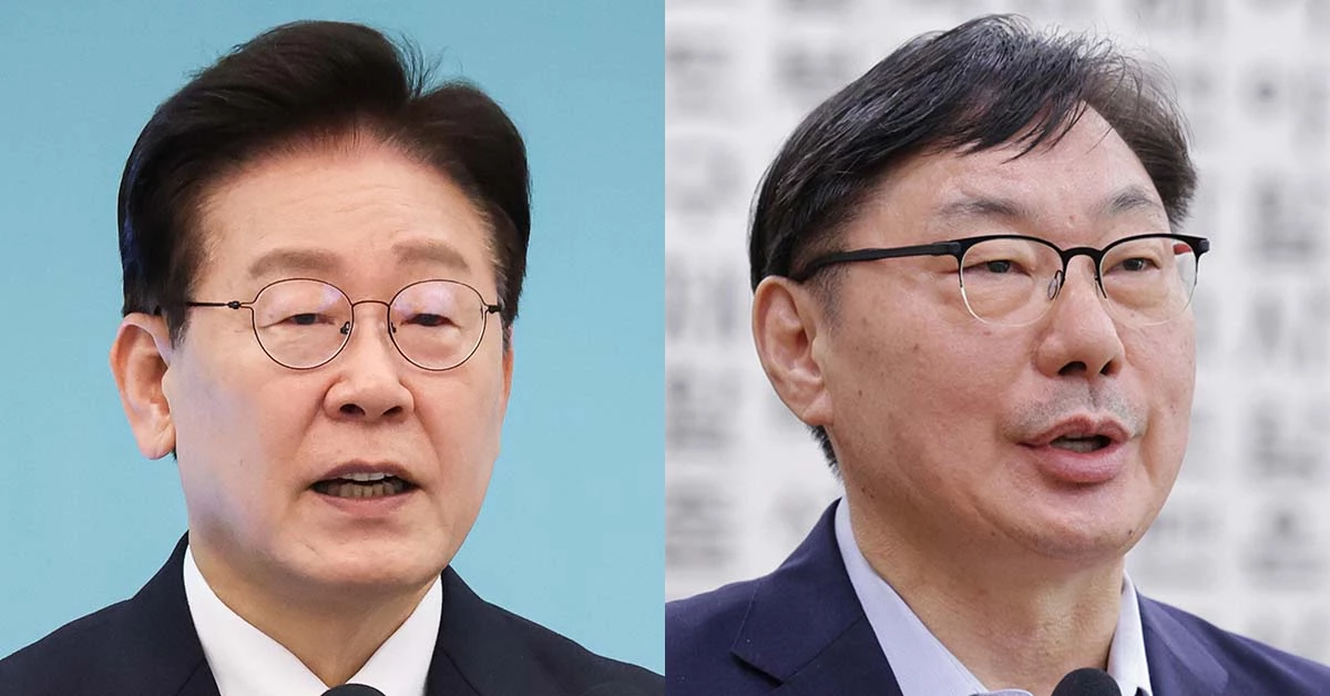 이재명(왼쪽) 대통령과 이화영 전 경기도 평화부지사. / 뉴스1