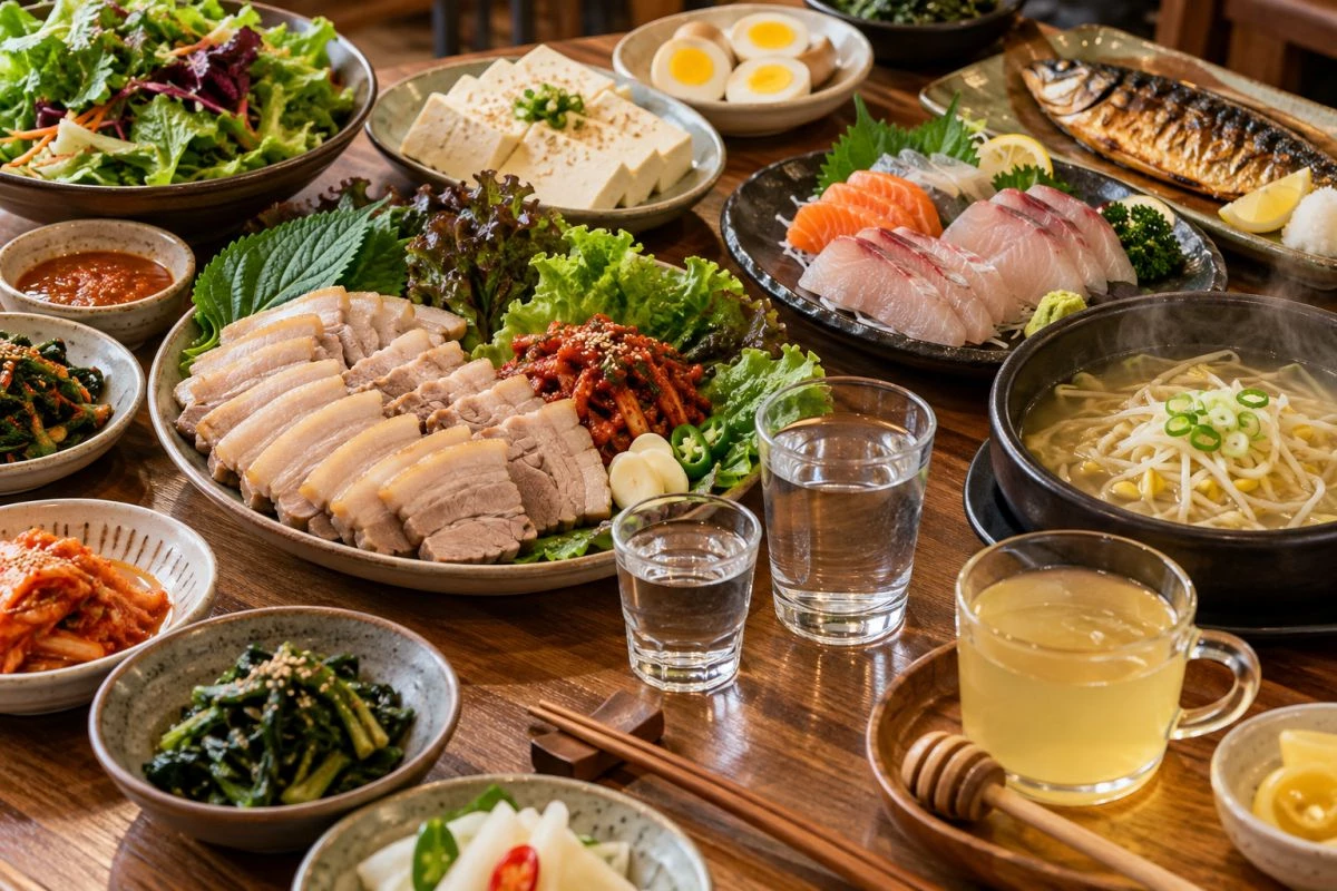 술과 안주 / 기사 내용을 바탕으로 제작한 AI 이미지. 실제 모습과 차이가 있을 수 있습니다