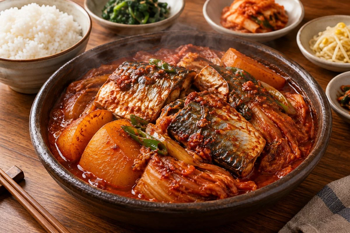 맛있는 고등어조림 / 기사 내용을 바탕으로 제작한 AI 이미지. 실제 모습과 차이가 있을 수 있습니다