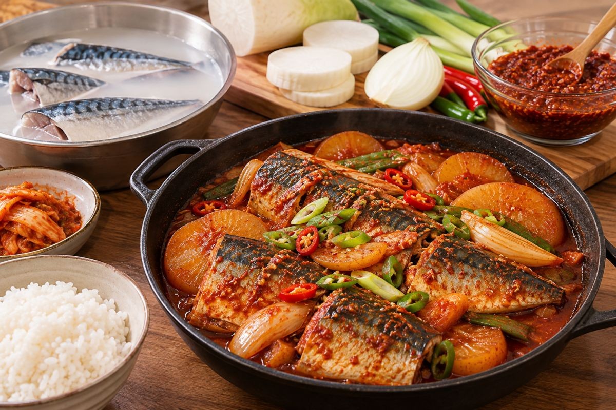 맛있는 고등어조림 / 기사 내용을 바탕으로 제작한 AI 이미지. 실제 모습과 차이가 있을 수 있습니다
