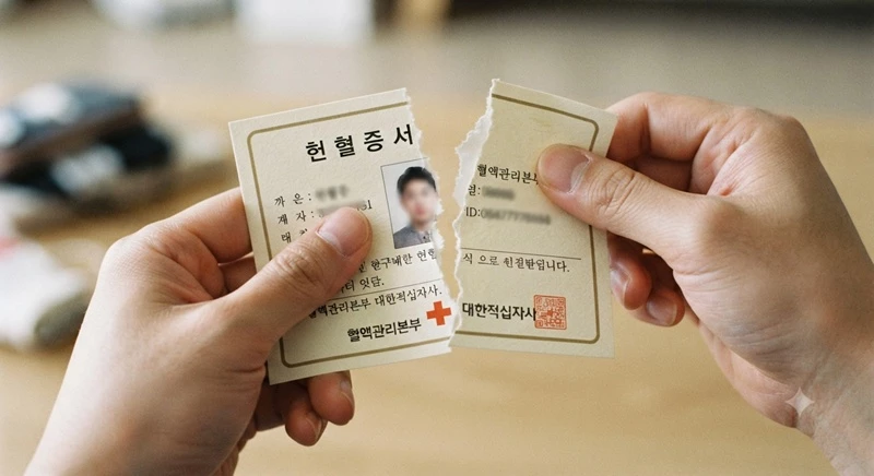 '헌혈왕'은 이제 하고 싶어도 헌혈을 하지 못한다. / AI 생성 이미지