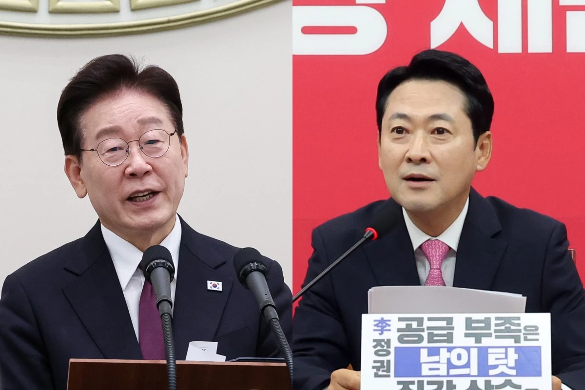 이재명 대통령과 장동혁 국민의힘 대표. / 뉴스1