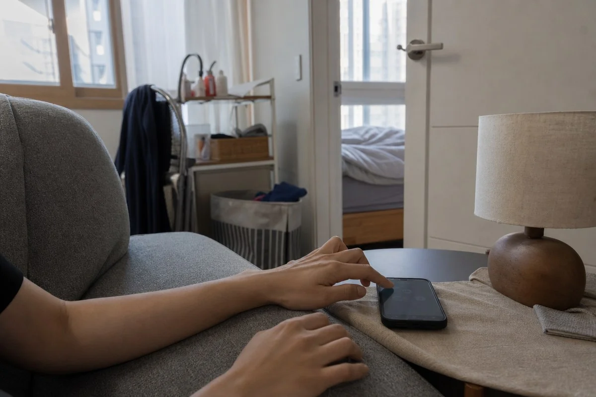 낮잠은 짧게, 밤잠은 평소 시각에 맞춘다 — 내용 이해를 돕는 AI 이미지