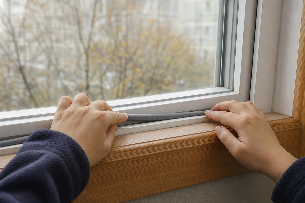 12~16일 평일에는 방충망과 창문 잠금장치를 하루씩 본다 — 내용 이해를 돕는 AI 이미지
