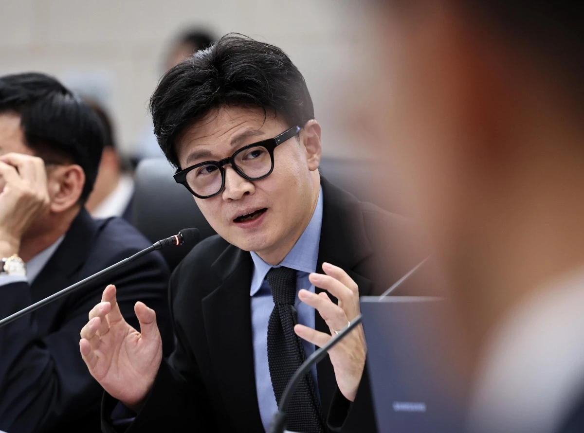 한동훈 무소속 의원이 7일 서울 종로구 통일부 남북회담본부에서 열린 국회 외교통일위원회의 통일부 등에 대한 국정감사에서 정동영 장관에게 질의하고 있다. / 뉴스1