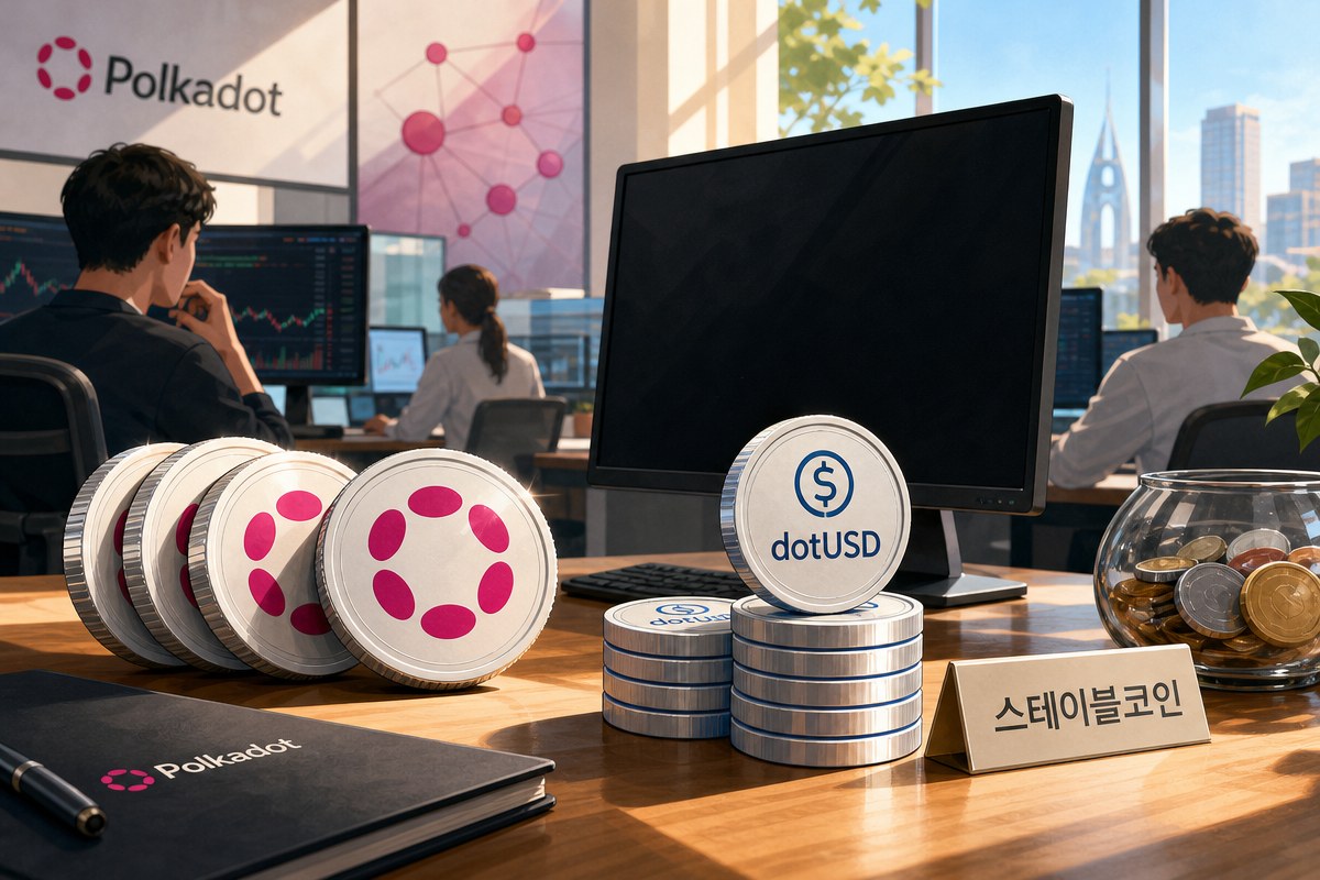 폴카닷 dotUSD, 찬성률 98.4%로 발행사 없이 가동…USDT 1대1 담보로 첫발