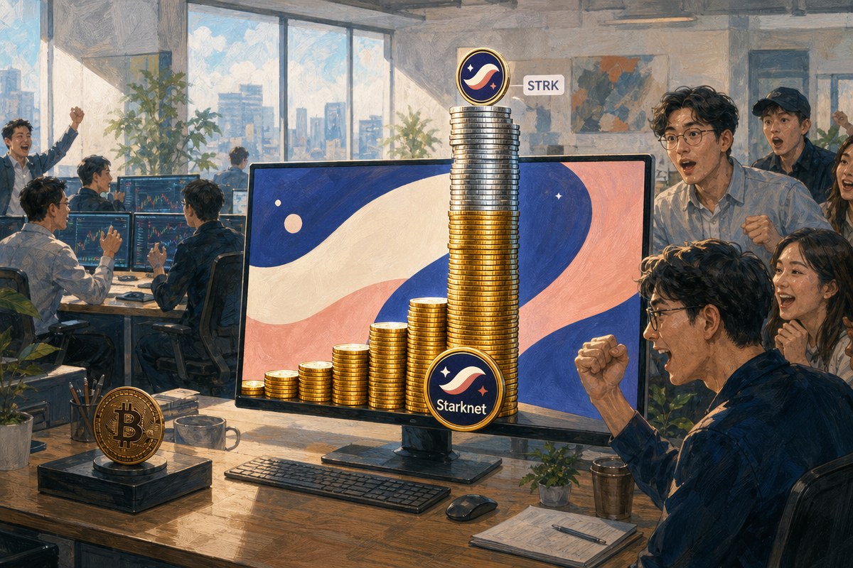스타크넷 STRK, 약세장 속 최대 59% 급등…독립 L1 전환 검토에 홀로 치고 나갔다