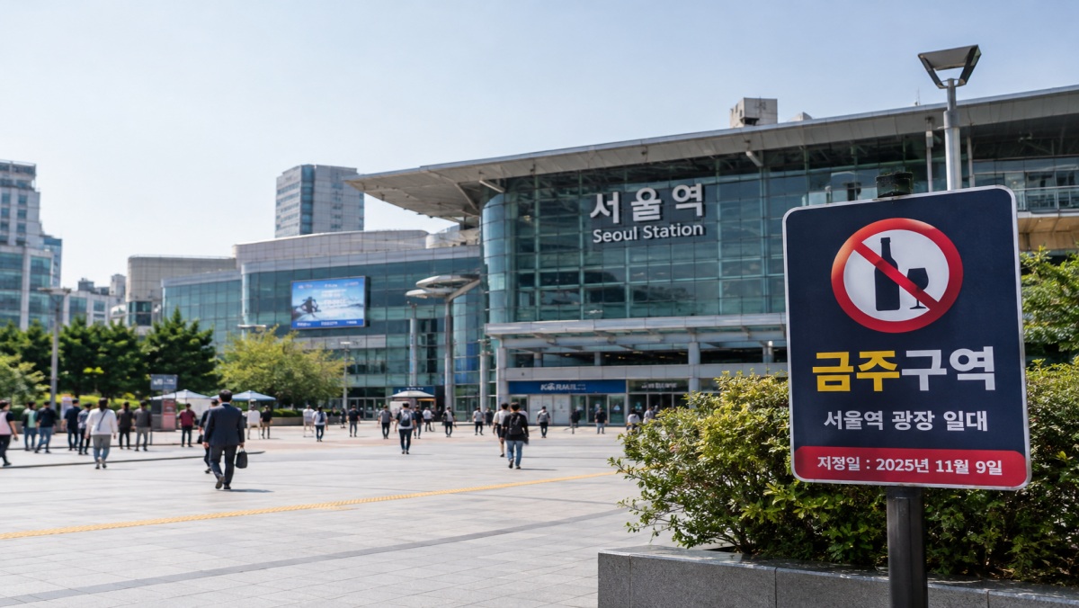 이거 모르면 과태료 냅니다… 서울역 광장서 금지된 '행위'