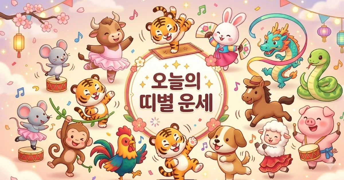 12간지가 춤을 추고 있는 모습. / 단순 자료 사진. 기사 이해를 돕기 위해 AI로 제작한 이미지.