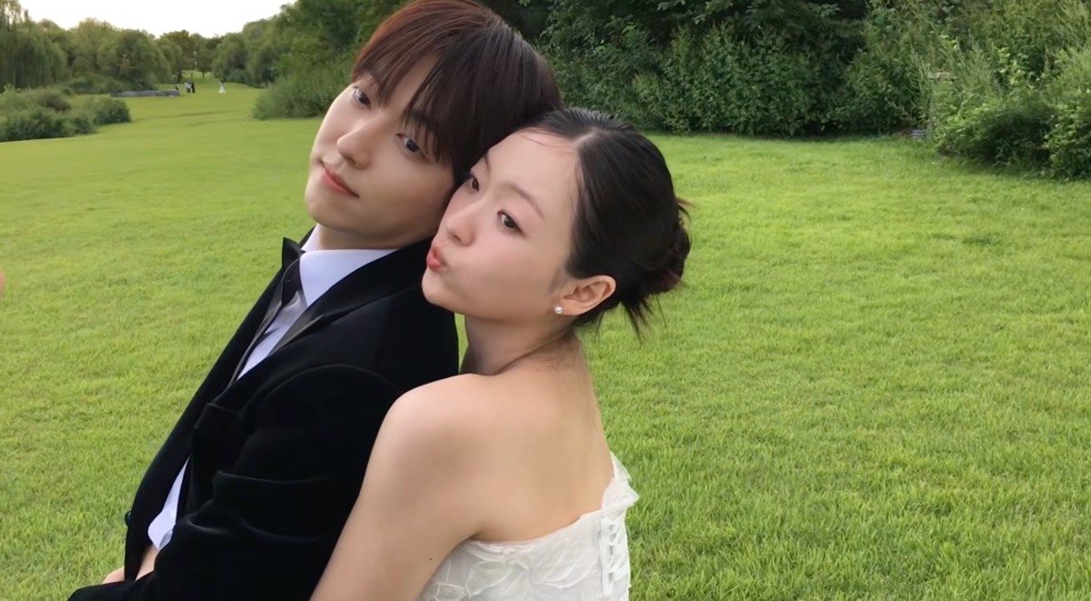 깜짝 결혼 발표와 함께 임신 소식을 전한 배우 이유진-차경은 / 유튜브 '경 은'