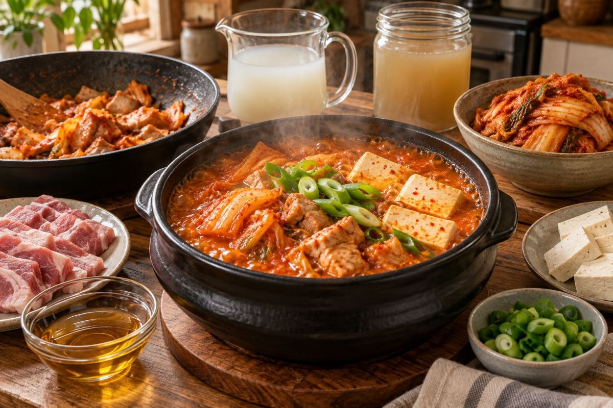 김치찌개 / 기사 내용을 바탕으로 제작한 AI 이미지. 실제 모습과 차이가 있을 수 있습니다
