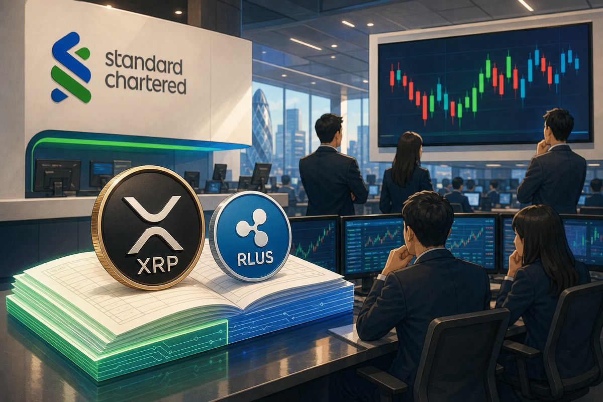 스탠다드차타드 RLUSD 수탁 개시…XRP 바이낸스 현물 거래대금 이틀 새 78.6% 급감