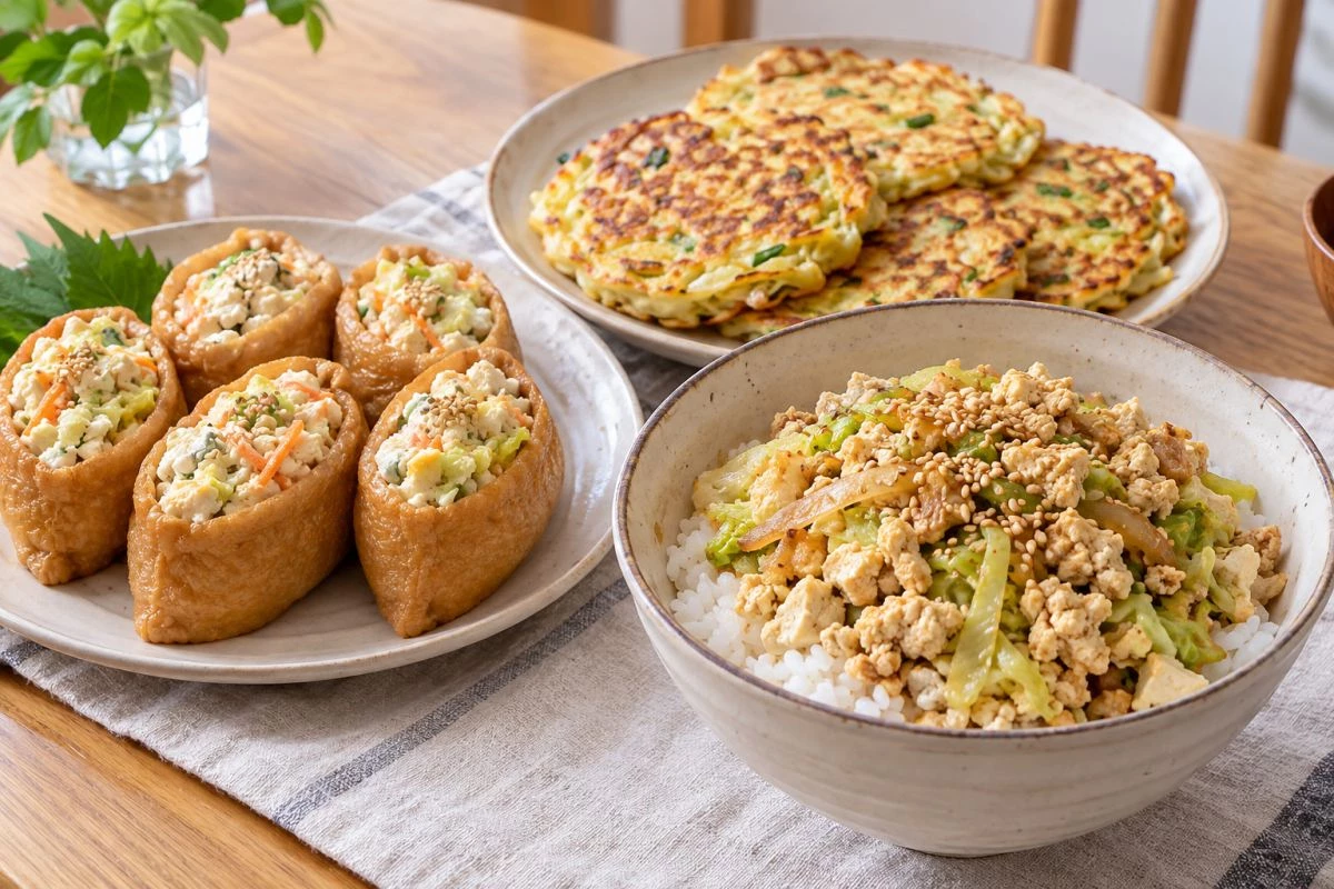 양배추와 두부를 활용한 요리 / 기사 내용을 바탕으로 제작한 AI 이미지. 실제 모습과 차이가 있을 수 있습니다