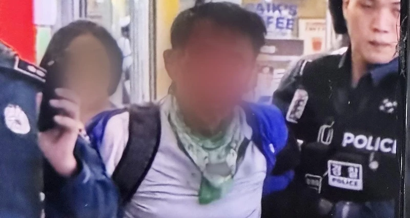 인천 구월동 흉기 난동 사건 피의자 / 뉴스1