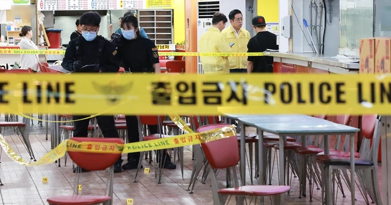 인천 흉기난동 현장 사진 / 뉴스1