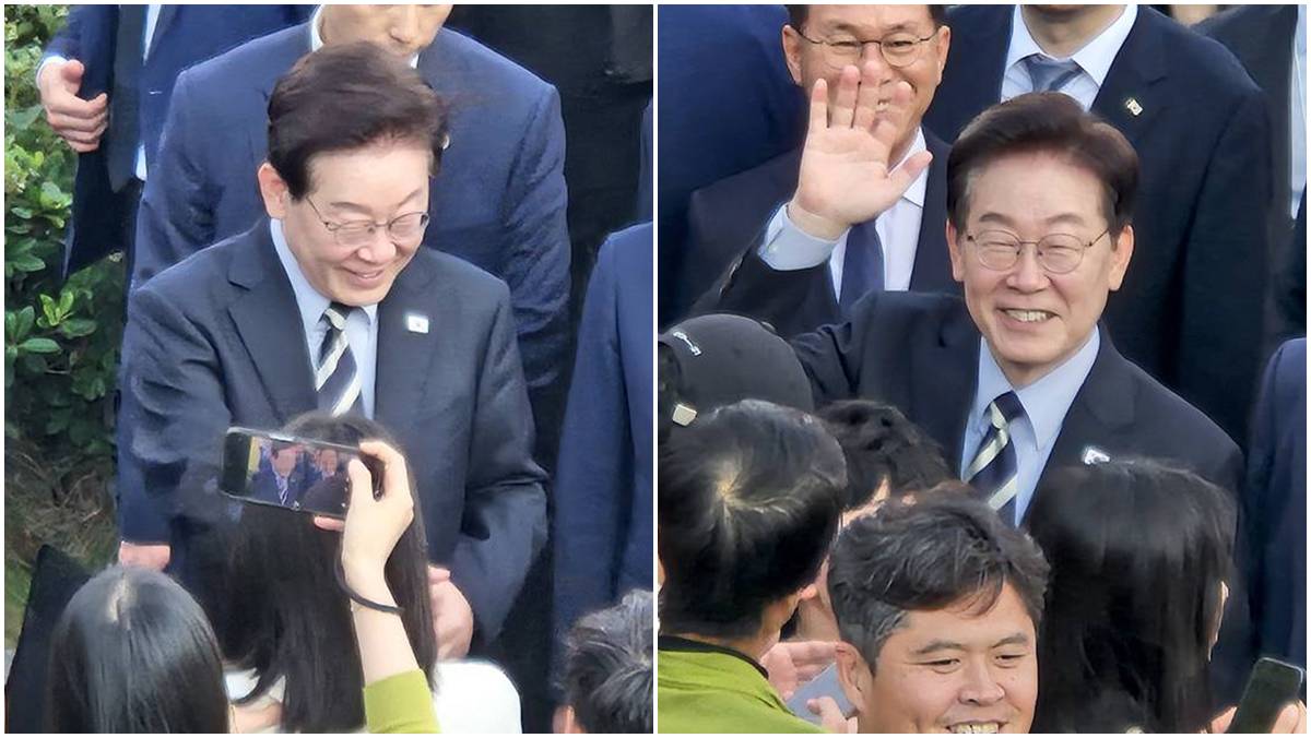 대통령까지 보게 될 줄…순식간 수백 명 몰렸다, 전날 이 대통령이 깜짝 찾은 ‘이곳’