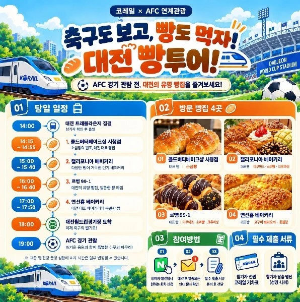 축구 보러 대전 왔다가 빵지순례까지…원정 팬 맞춤 투어