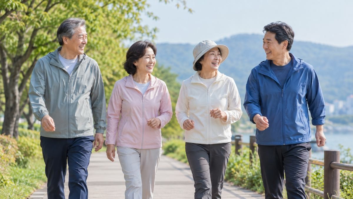 걷는 사람들. 기사 이해를 돕기 위해 AI툴로 생성한 자료사진.