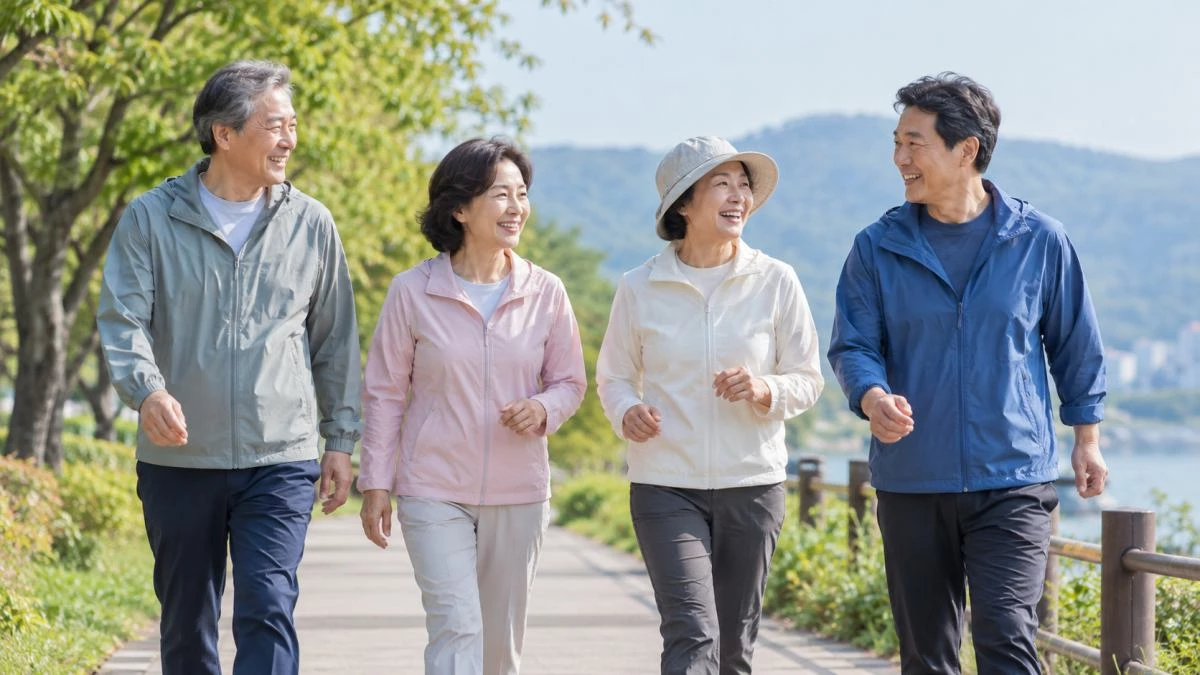 걷는 사람들. 기사 이해를 돕기 위해 AI툴로 생성한 자료사진.