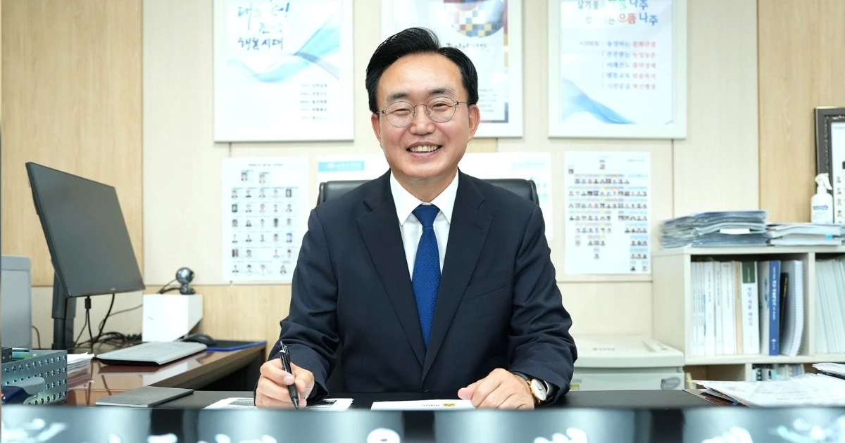 민선9기 나주시를 이끌고 있는 윤병태 나주시장. / 나주시