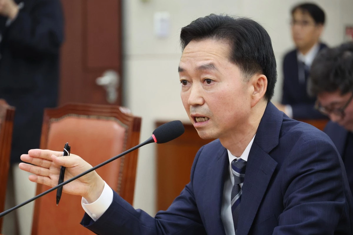 김지용 중대범죄수사청장 후보자가 14일 서울 여의도 국회에서 열린 행정안전위원회 인사청문회에서 의원 질의에 답변하고 있다. / 뉴스1